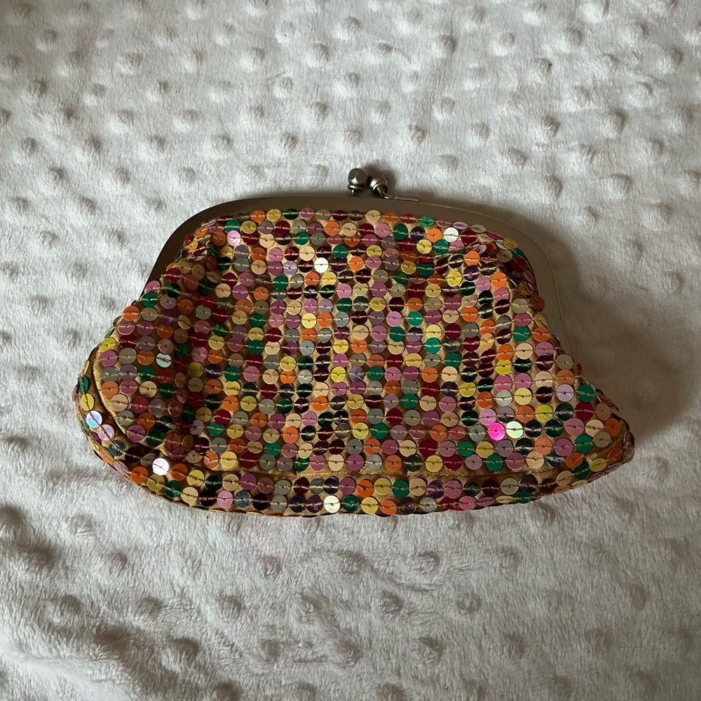 Clutch Multicolor Sequin bag